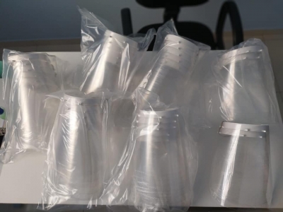 Apae recebe doação de protetores faciais 