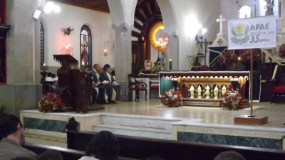 Missa em comemoração aos 35 anos de fundação da APAE