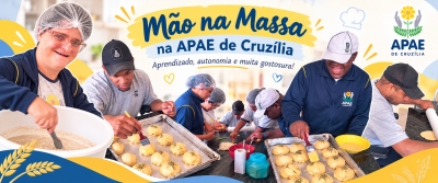 Mão na massa na APAE de Cruzília