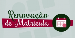 Renovação de matrícula para 2020 