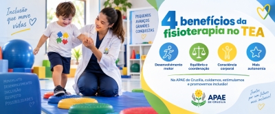 4 benefícios da fisioterapia no TEA