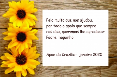 Homenagem ao Pd. Taquinho 